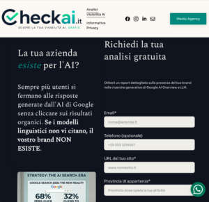 check visibilità ai checkai.it