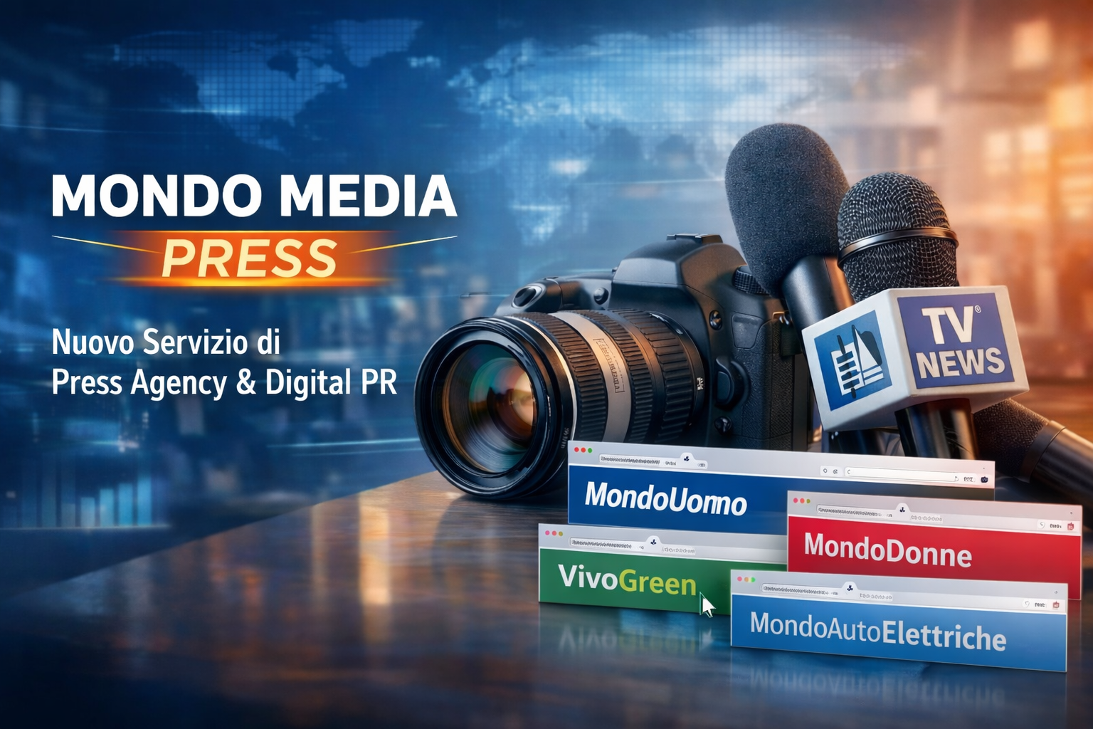 Nasce Mondo Media Press, il nuovo servizio di Press Agency e Digital PR del Gruppo Mondo Media