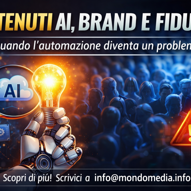 Contenuti AI, brand e fiducia