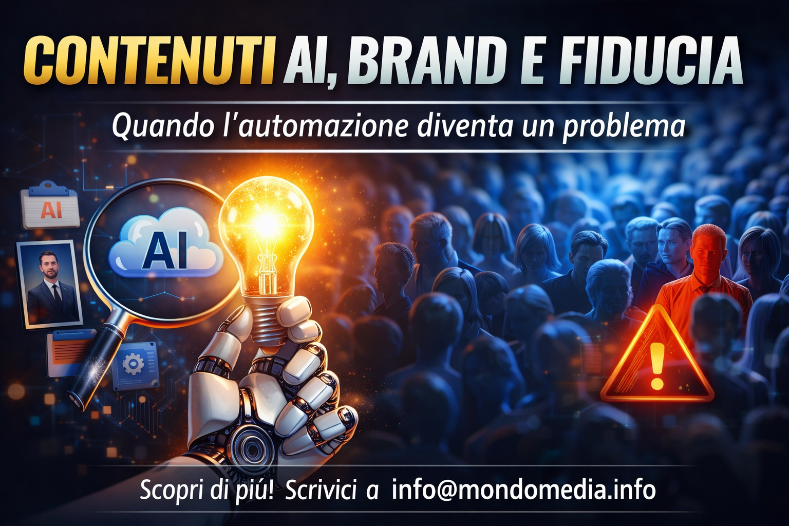 Contenuti AI, brand e fiducia