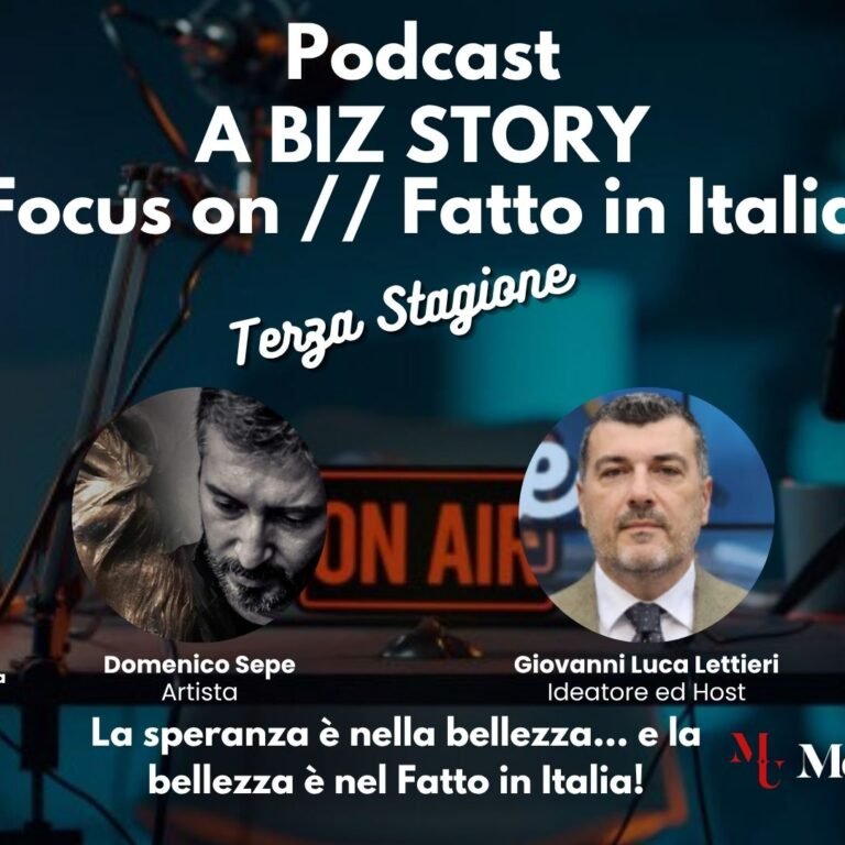 Gruppo Mondo Media lancia la terza stagione del Podcast "A Biz Story": al via il primo episodio dedicato all'arte e alla rinascita del Fatto in Italia