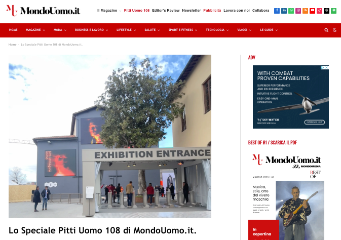 Moda maschile: MondoUomo.it apre lo Speciale Pitti Uomo 108. Opportunità per i brand in fiera