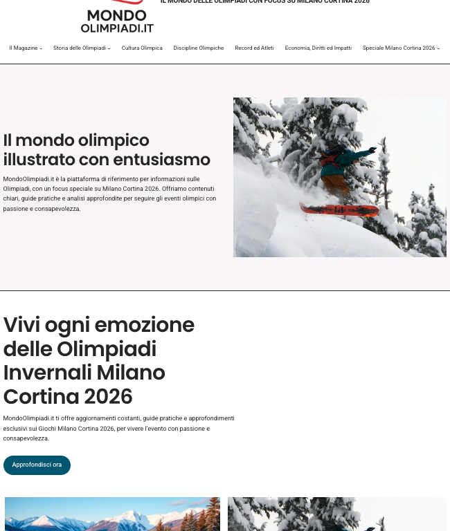 magazine online milano cortina 2026