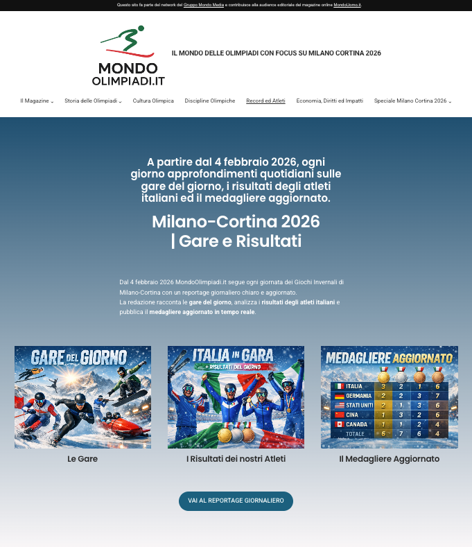 Tutto pronto per il nostro impegno dedicato alle Olimpiadi Invernali di #MilanoCortina 2026.