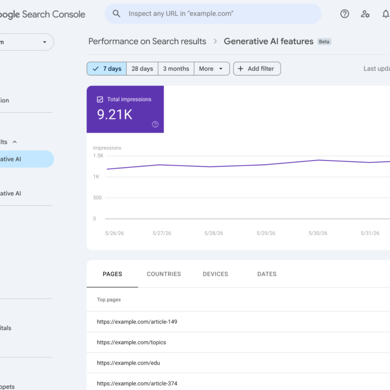Rivoluzione Google Search Console: Arrivano i Report sulle Performance dell'Intelligenza Artificiale